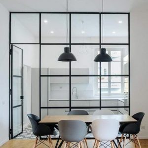 Divisiones interiores de cristal